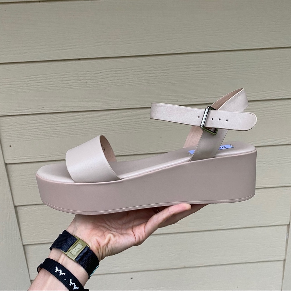 Steve Madden Women's Shoes Delight Leather OpenToe